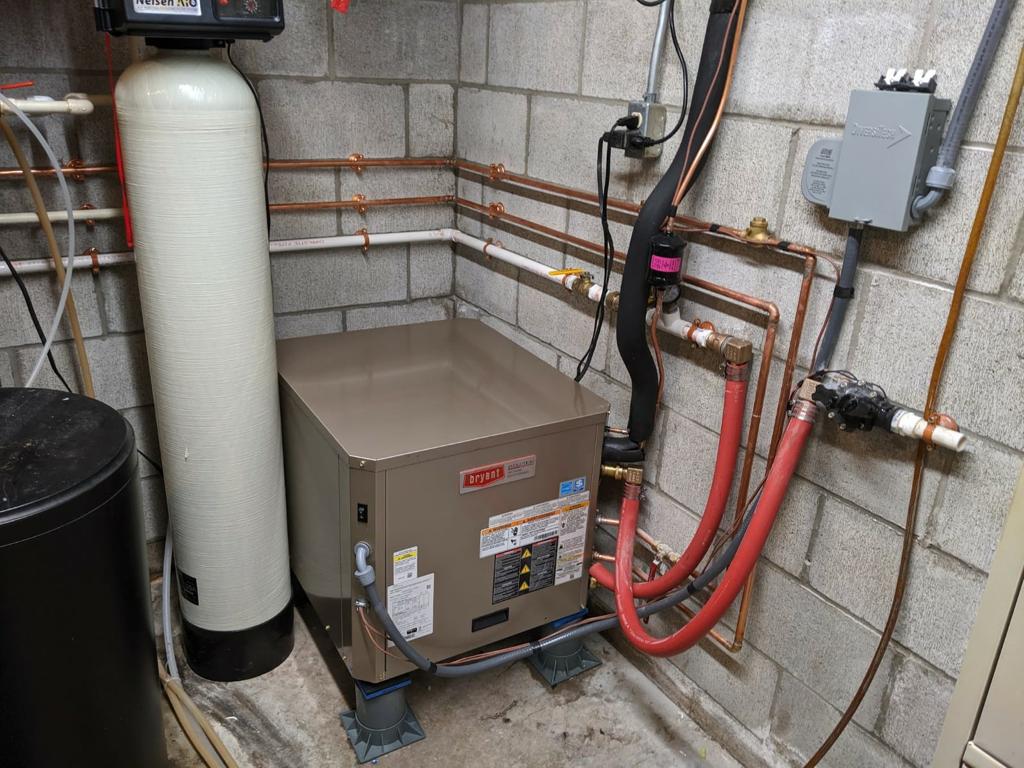 New Heat Pump Unit Installation Photo