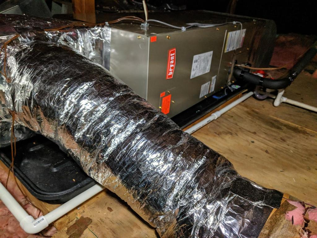 New Air Duct Installation