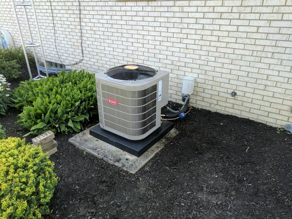 Outdoor Air Conditioning Unit After Installation